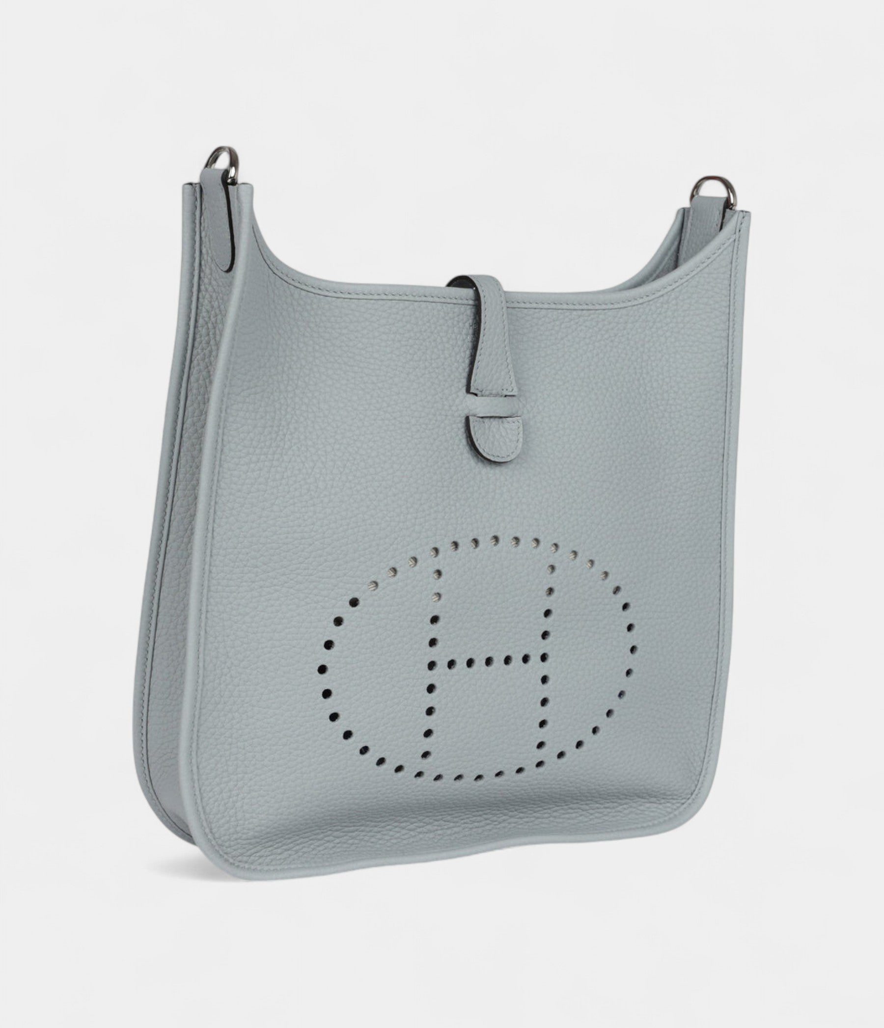 Hermès Evelyne III PM Glacier Blue Clemence Palladium Hardware