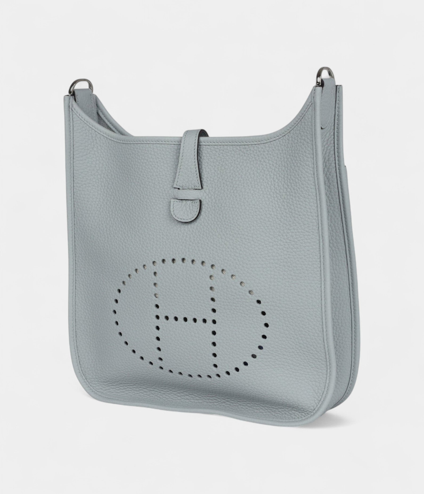 Hermès Evelyne III PM Glacier Blue Clemence Palladium Hardware