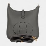 Hermès Evelyne III PM Gris Meyer Clemence Gold Hardware