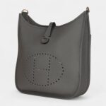 Hermès Evelyne III PM Gris Meyer Clemence Gold Hardware