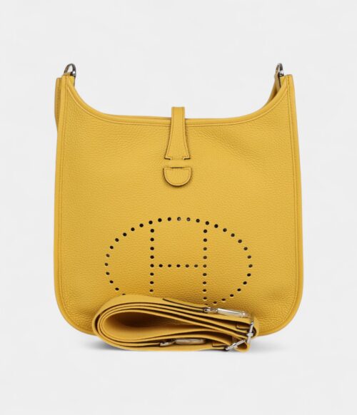 Hermès Evelyne III PM Sun Clemence Palladium Hardware