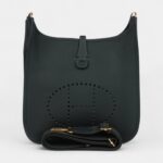 Hermès Evelyne III PM Vert Fonce Clemence Gold Hardware