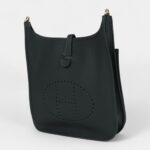 Hermès Evelyne III PM Vert Fonce Clemence Gold Hardware