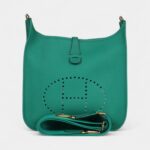 Hermès Evelyne III PM Vert Jade Clemence Gold Hardware