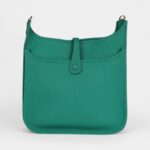 Hermès Evelyne III PM Vert Jade Clemence Gold Hardware