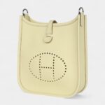 Hermès Evelyne Jaune Milton Clemence Palladium Hardware