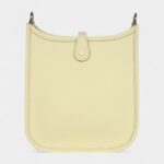 Hermès Evelyne Jaune Milton Clemence Palladium Hardware