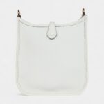 Hermès Evelyne New White Clemence Gold Hardware