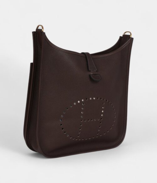 Hermès Evelyne PM Ebene Barenia Faubourg Gold Hardware