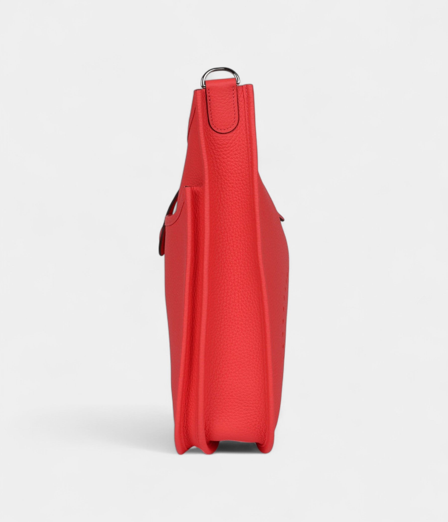 Hermès Evelyne Rose Texas Clemence Palladium Hardware