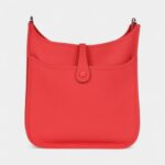 Hermès Evelyne Rose Texas Clemence Palladium Hardware