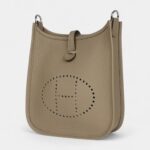 Hermès Evelyne TPM Beige Marfa Clemence Palladium Hardware