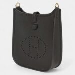 Hermès Evelyne TPM Black Clemence Gold Hardware
