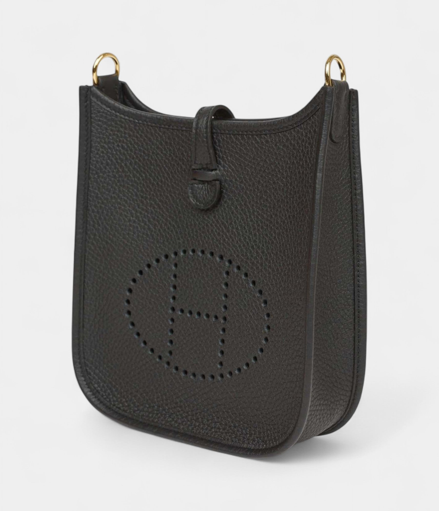 Hermès Evelyne TPM Black Clemence Gold Hardware