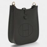 Hermès Evelyne TPM Black Clemence Gold Hardware