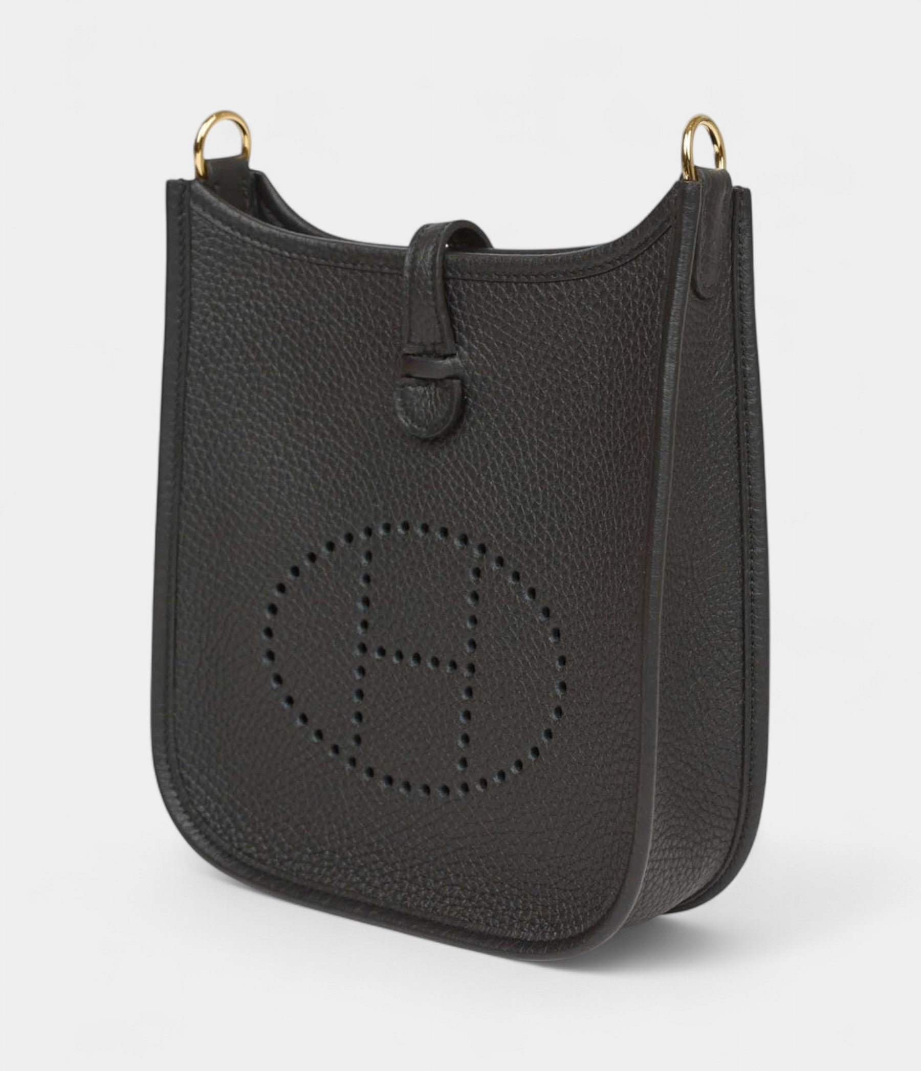 Hermès Evelyne TPM Black Clemence Gold Hardware