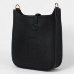 Hermès Evelyne TPM Black Clemence Gold Hardware