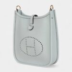 Hermès Evelyne TPM Bleu Pale Clemence Palladium Hardware