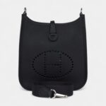 Hermès Evelyne TPM Caban Clemence Palladium Hardware