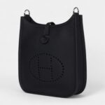 Hermès Evelyne TPM Caban Clemence Palladium Hardware