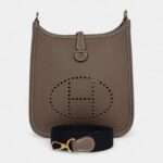 Hermès Evelyne TPM Etoupe Clemence Gold Hardware