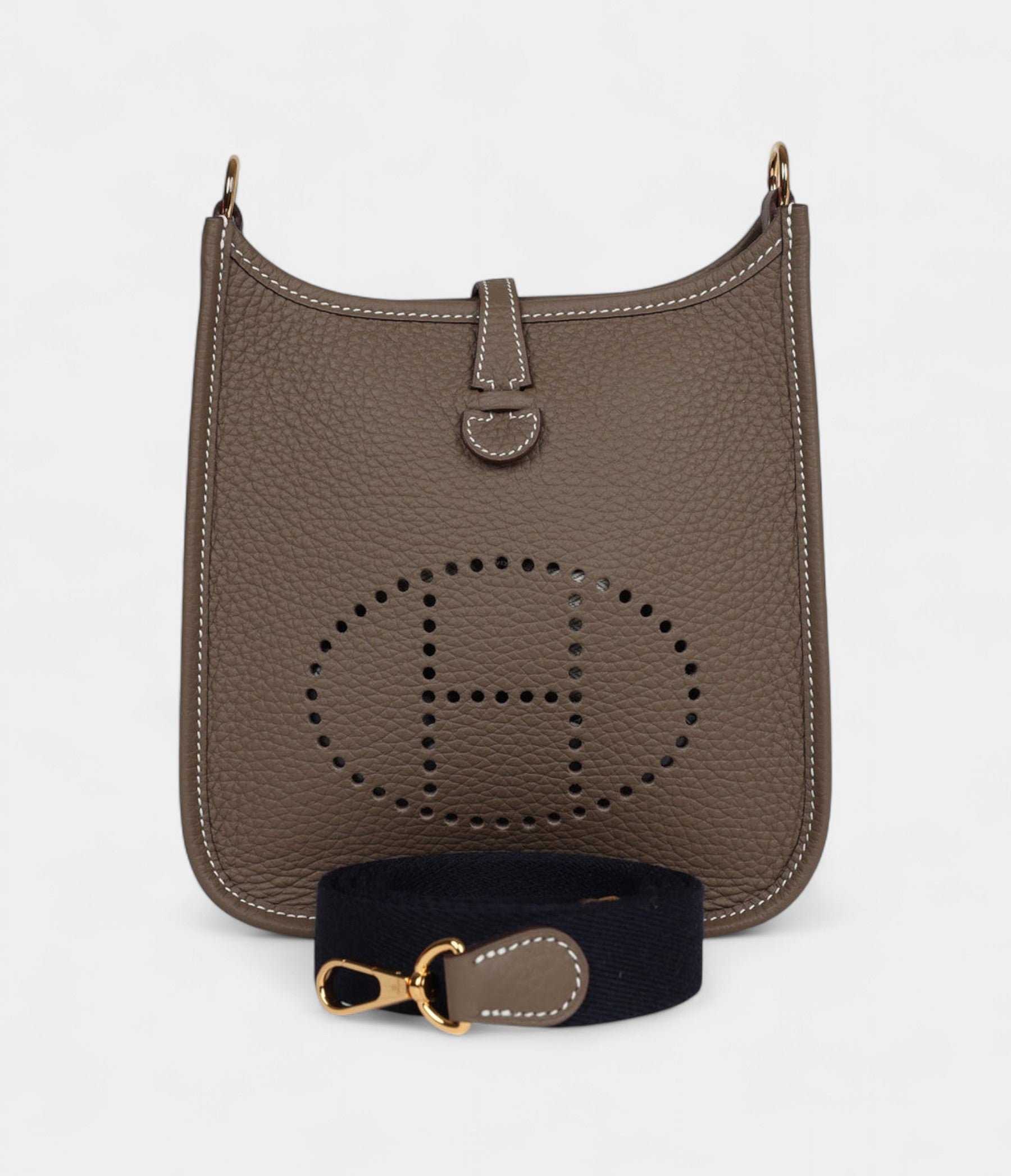 Hermès Evelyne TPM Etoupe Clemence Gold Hardware