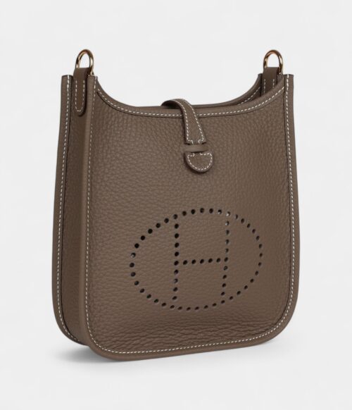 Hermès Evelyne TPM Etoupe Clemence Gold Hardware
