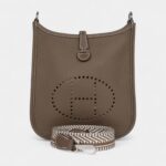 Hermès Evelyne TPM Etoupe Clemence Palladium Hardware