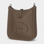 Hermès Evelyne TPM Etoupe Clemence Palladium Hardware