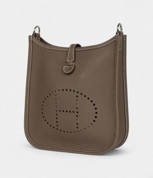 Hermès Evelyne TPM Etoupe Clemence Palladium Hardware