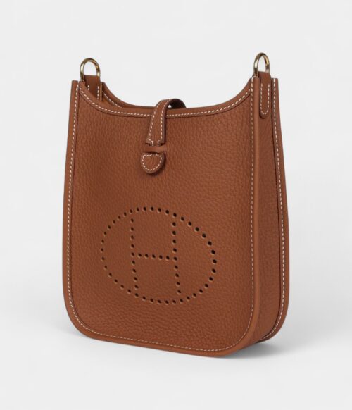 Hermès Evelyne 17cm TPM Gold Clemence Gold Hardware