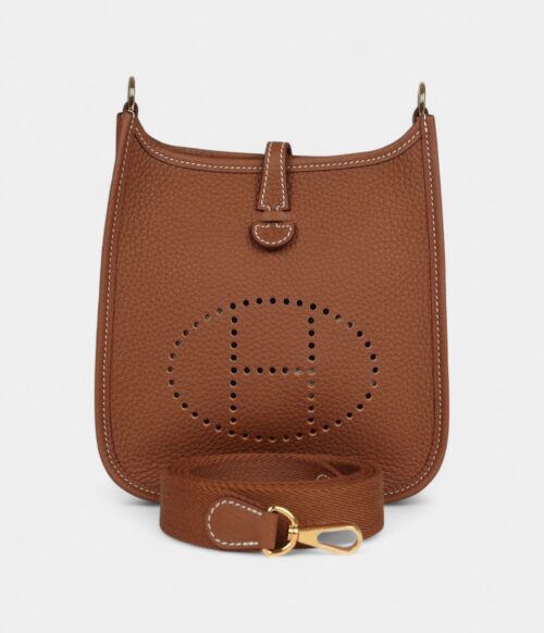 Hermès Evelyne TPM Gold Clemence Gold Hardware