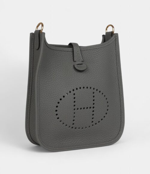 Hermès Evelyne TPM Gris Meyer Clemence Gold Hardware