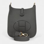 Hermès Evelyne TPM Gris Meyer Clemence Gold Hardware