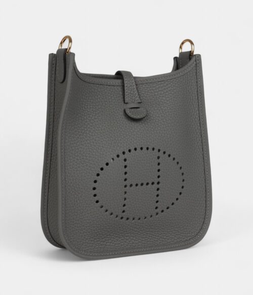 Hermès Evelyne TPM Gris Meyer Clemence Gold Hardware