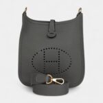 Hermès Evelyne TPM Gris Meyer Clemence Gold Hardware