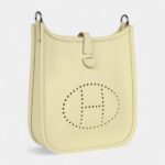 Hermès Evelyne TPM Jaune Milton Clemence Palladium Hardware