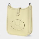Hermès Evelyne TPM Jaune Milton Clemence Palladium Hardware
