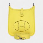 Hermès Evelyne TPM Lime Clemence Palladium Hardware