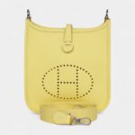 Hermès Evelyne Limoncello Clemence Palladium Hardware