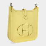 Hermès Evelyne Limoncello Clemence Palladium Hardware