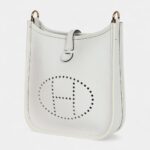 Hermès Evelyne TPM New White Clemence Gold Hardware