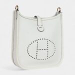 Hermès Evelyne TPM New White Clemence Gold Hardware