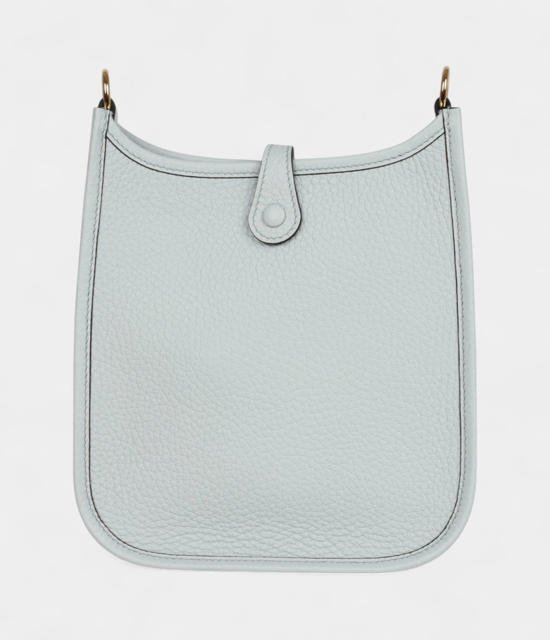 Hermès Evelyne TPM Pale Blue Clemence Palladium Hardware