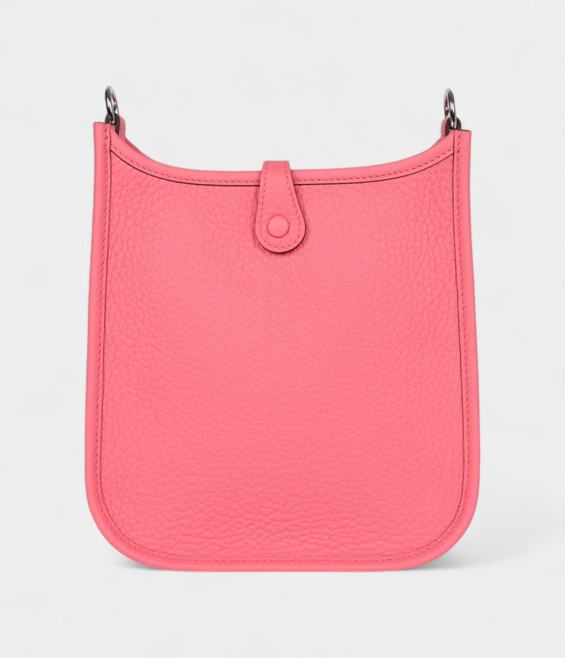 Hermès Evelyne TPM Rose Azalee Clemence Palladium Hardware