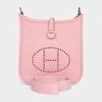 Hermès Evelyne TPM Rose Sakura Clemence Palladium Hardware