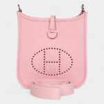 Hermès Evelyne TPM Rose Sakura Clemence Palladium Hardware