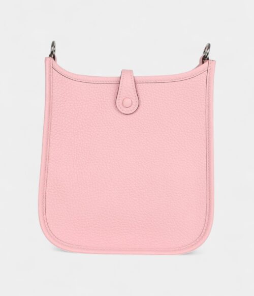 Hermès Evelyne TPM Rose Sakura Clemence Palladium Hardware