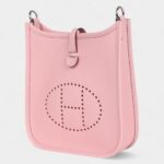Hermès Evelyne TPM Rose Sakura Clemence Palladium Hardware