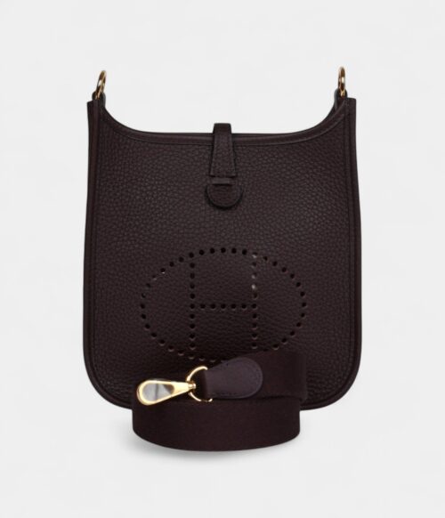 Hermès Evelyne TPM Rouge Sellier Clemence Gold Hardware